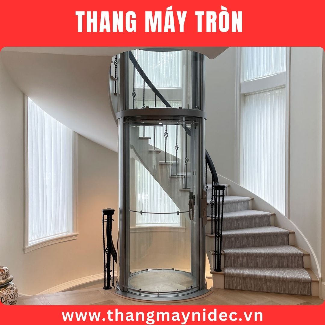 Thang máy kính hình tròn Thang máy kính hình tròn