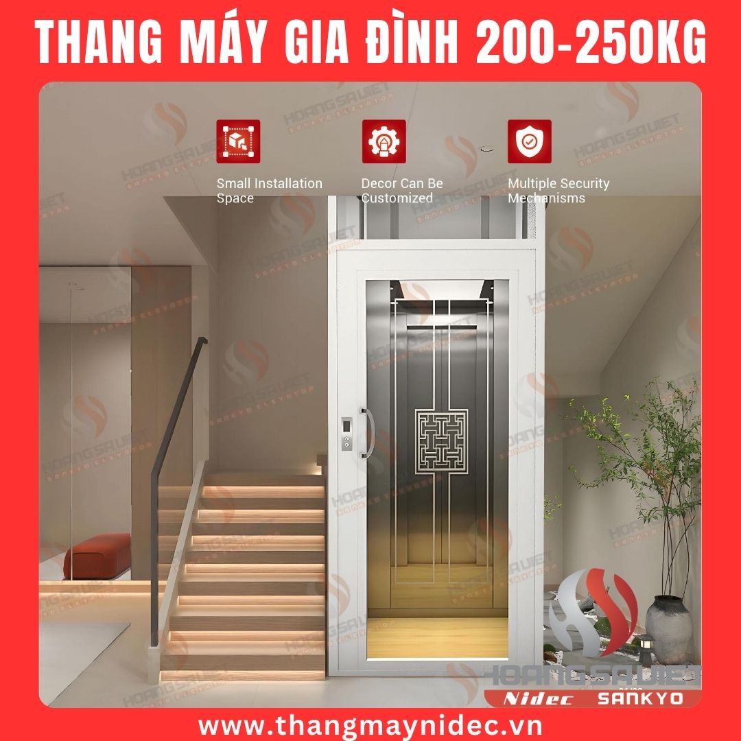 Thang máy gia đình 200-250Kg Thang máy gia đình 200-250Kg