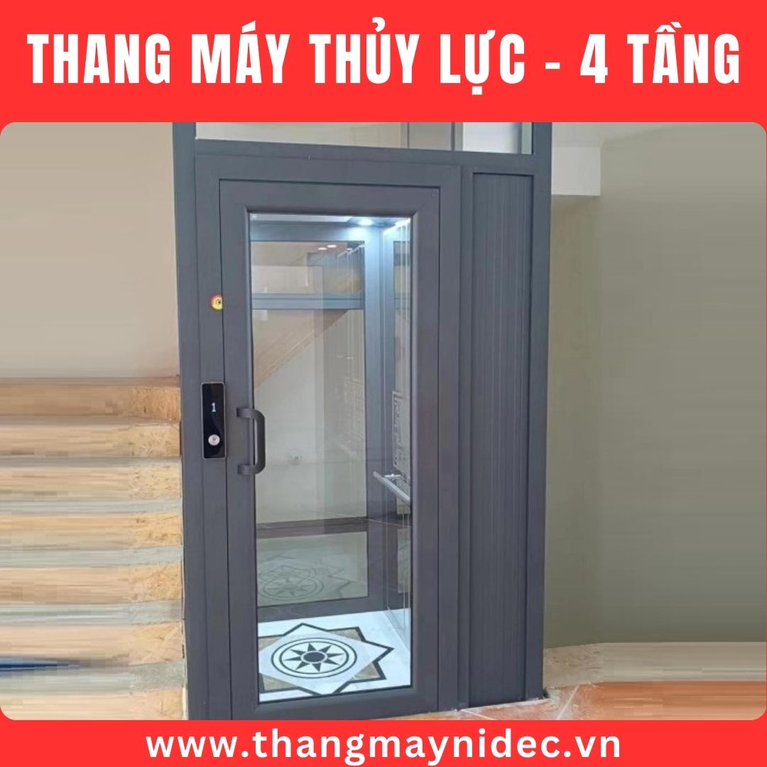 Thang Máy Thủy Lực Gia Đình 4 tầng Thang Máy Thủy Lực Gia Đình 4 tầng