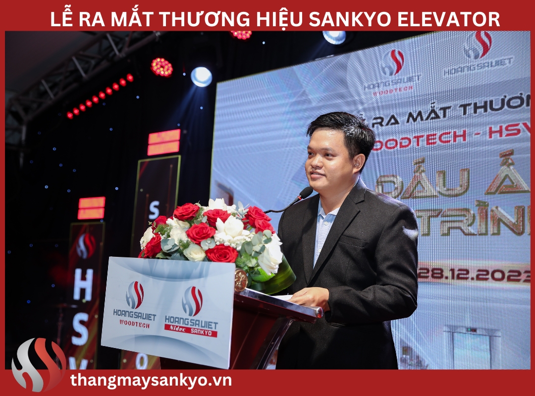 CEO Hoang Sa Viet Sankyo Elevator spoke CEO Hoang Sa Viet Sankyo Elevator spoke