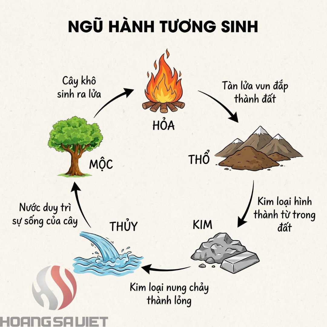 Nguyên tắc ngũ hành trong việc chọn thang máy