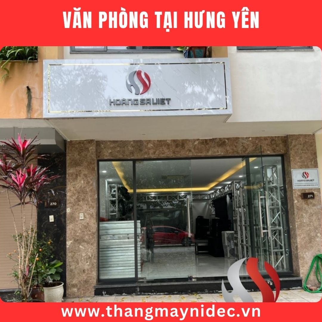 Showroom thang máy Nidec Sankyo Tại Hưng Yên Showroom thang máy Nidec Sankyo Tại Hưng Yên