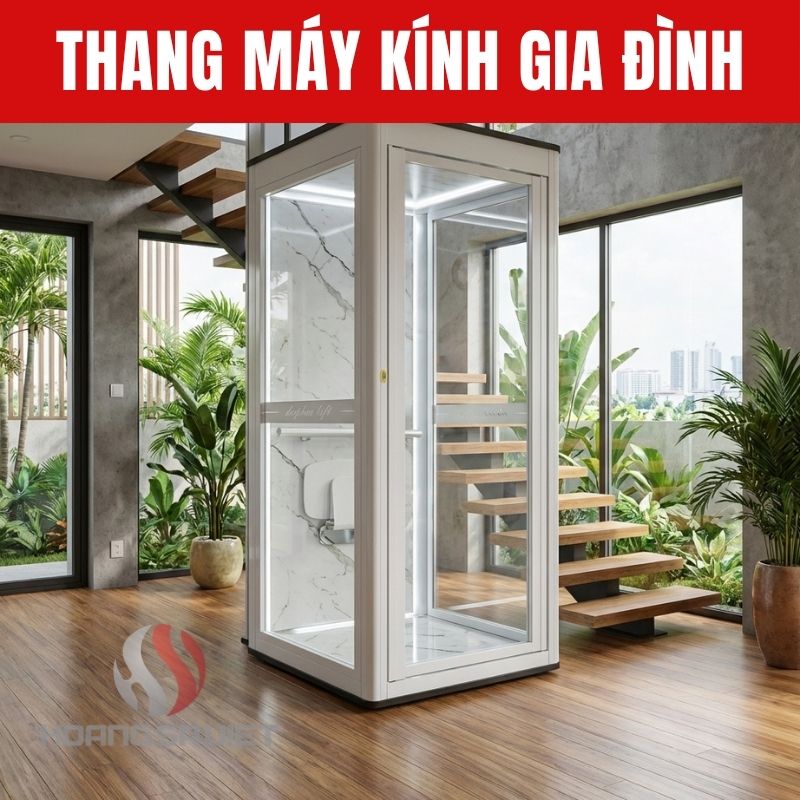 Thang máy kính gia đình