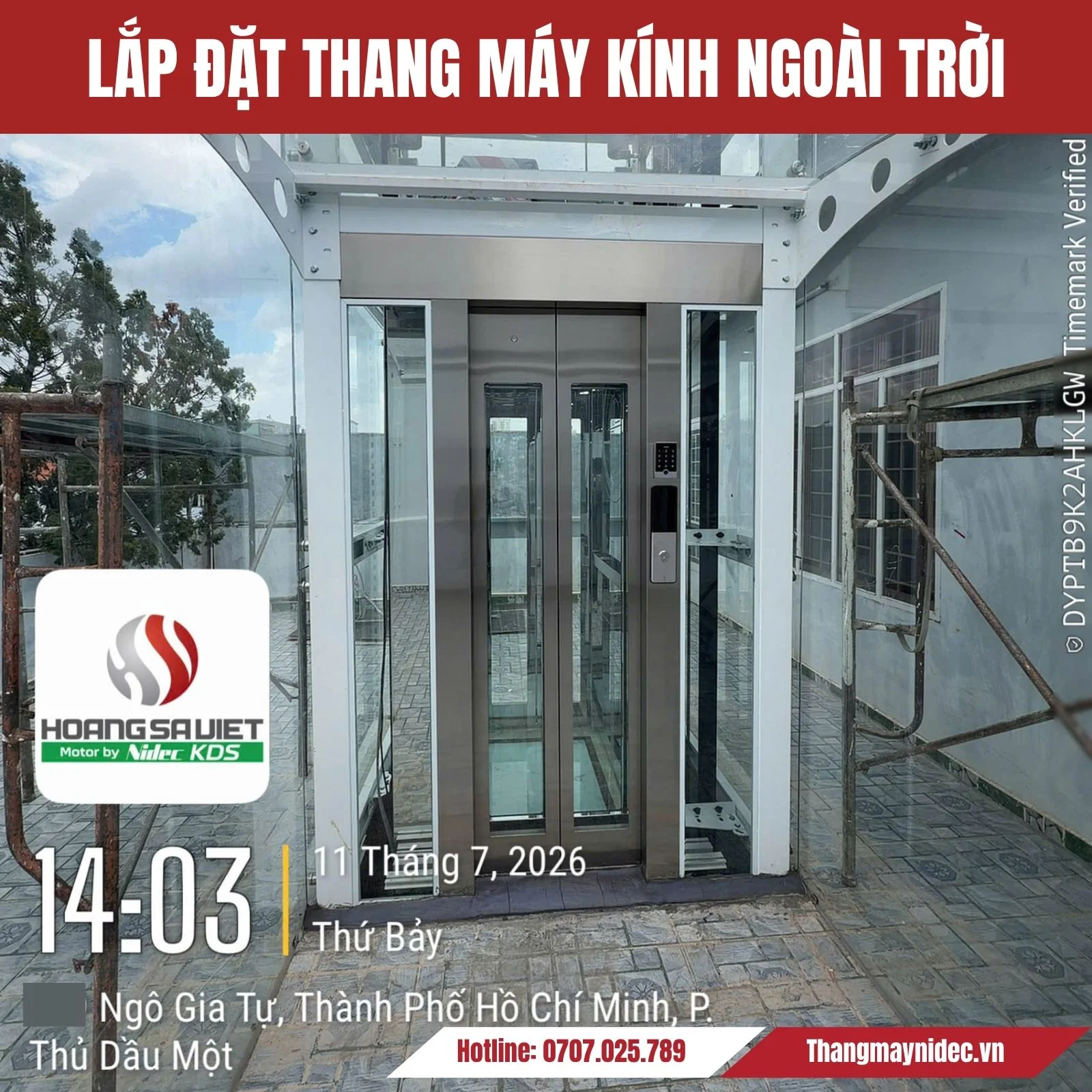  Thang Máy Kính ngoài trời