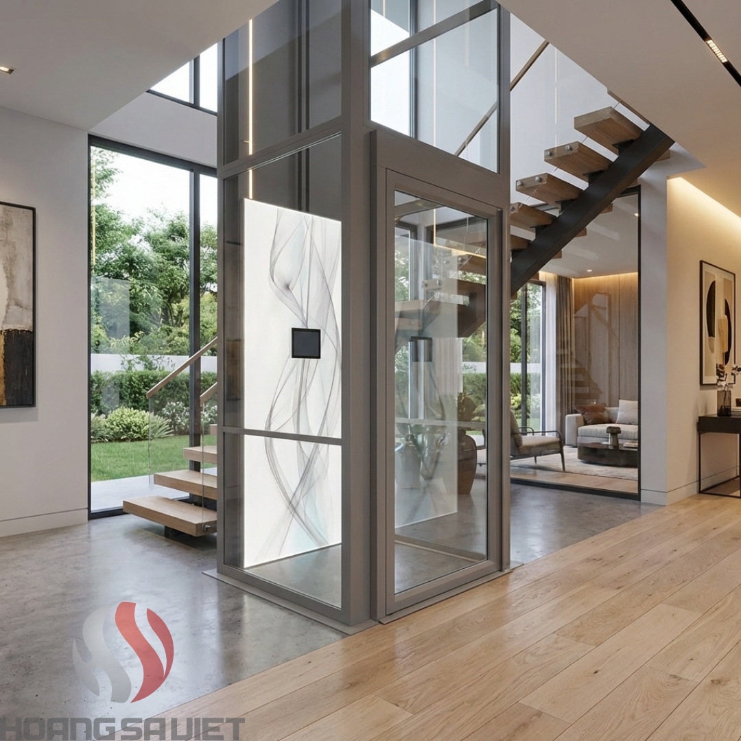 Thang Máy Mini 250Kg Cửa Tự Động