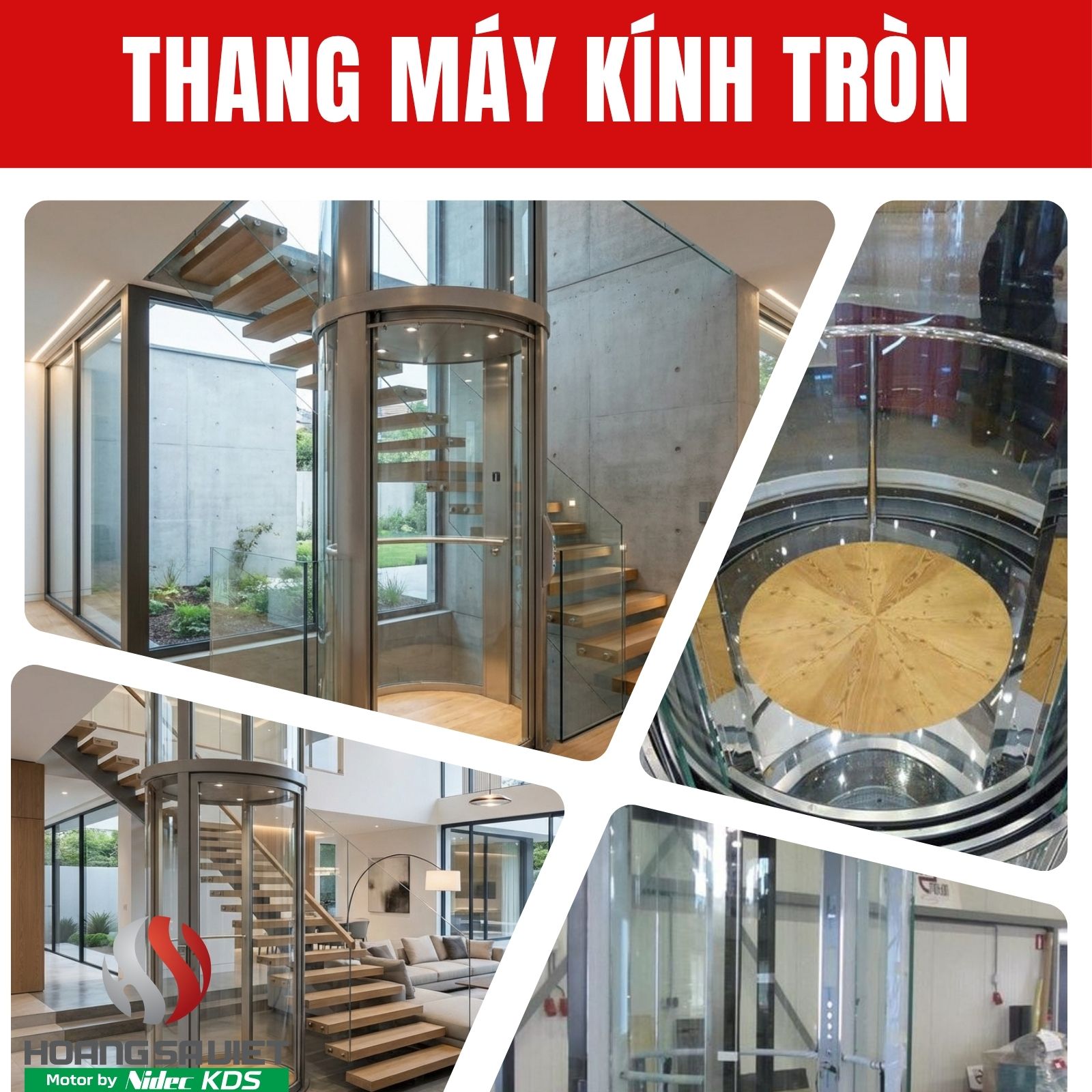 Thang máy buồng kính tròn
