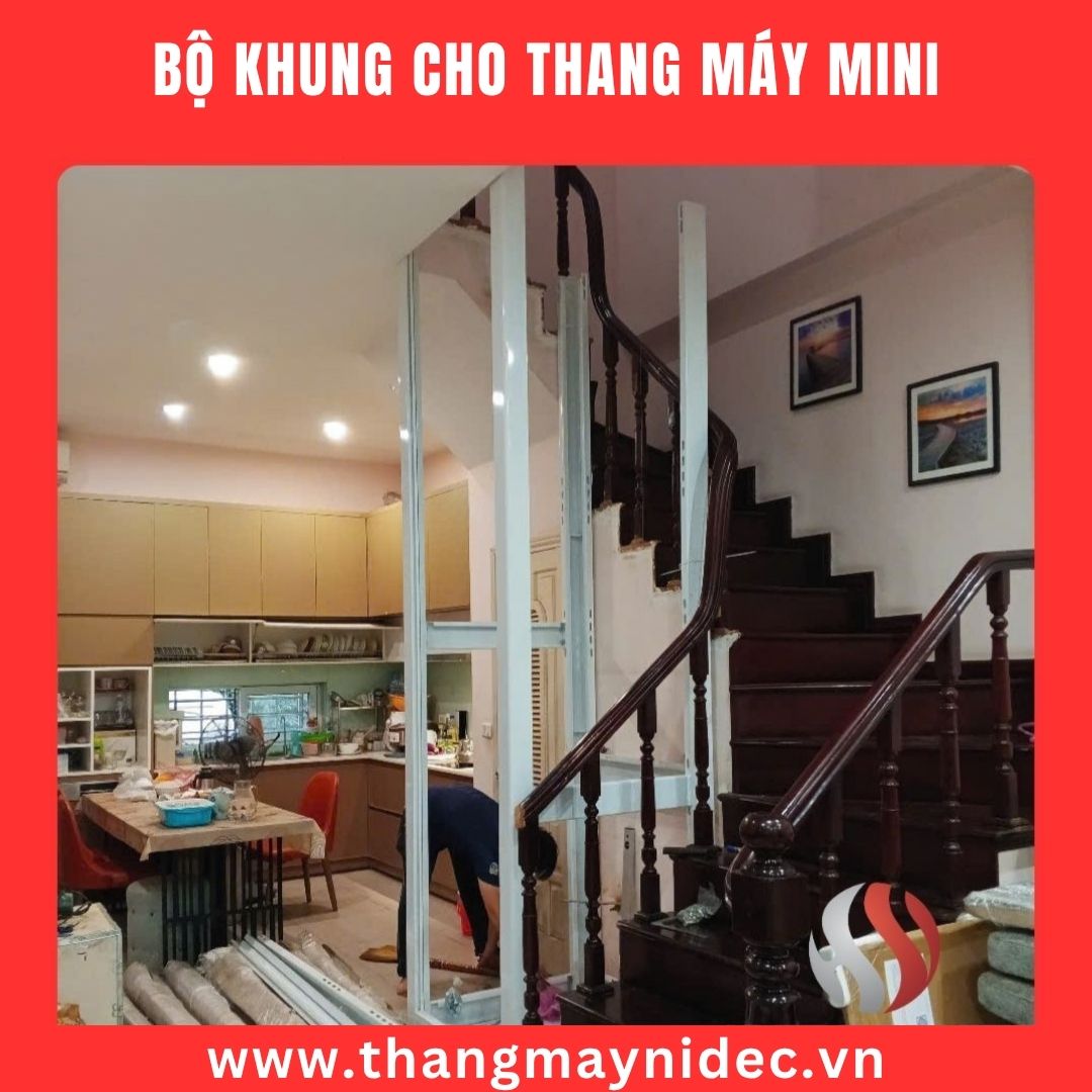 bộ khung cho thang máy mini bộ khung cho thang máy mini
