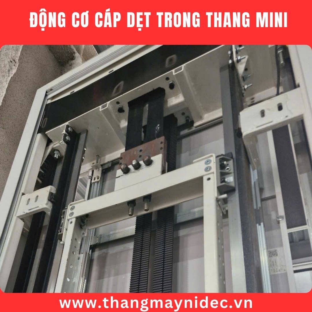 Hệ thống truyền động cáp dẹt trong thang máy mini giúp tiết kiệm diện tích Hệ thống truyền động cáp dẹt trong thang máy mini giúp tiết kiệm diện tích
