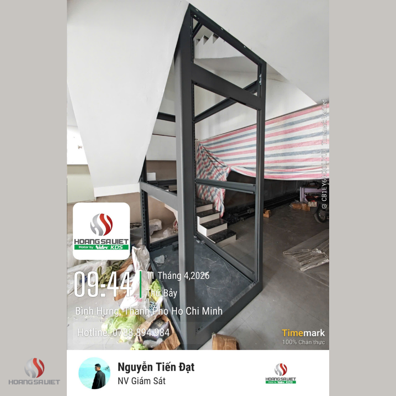 Thang máy nhà cải tạo điều kiện lắp đặt đơn giản hơn trước rất nhiều