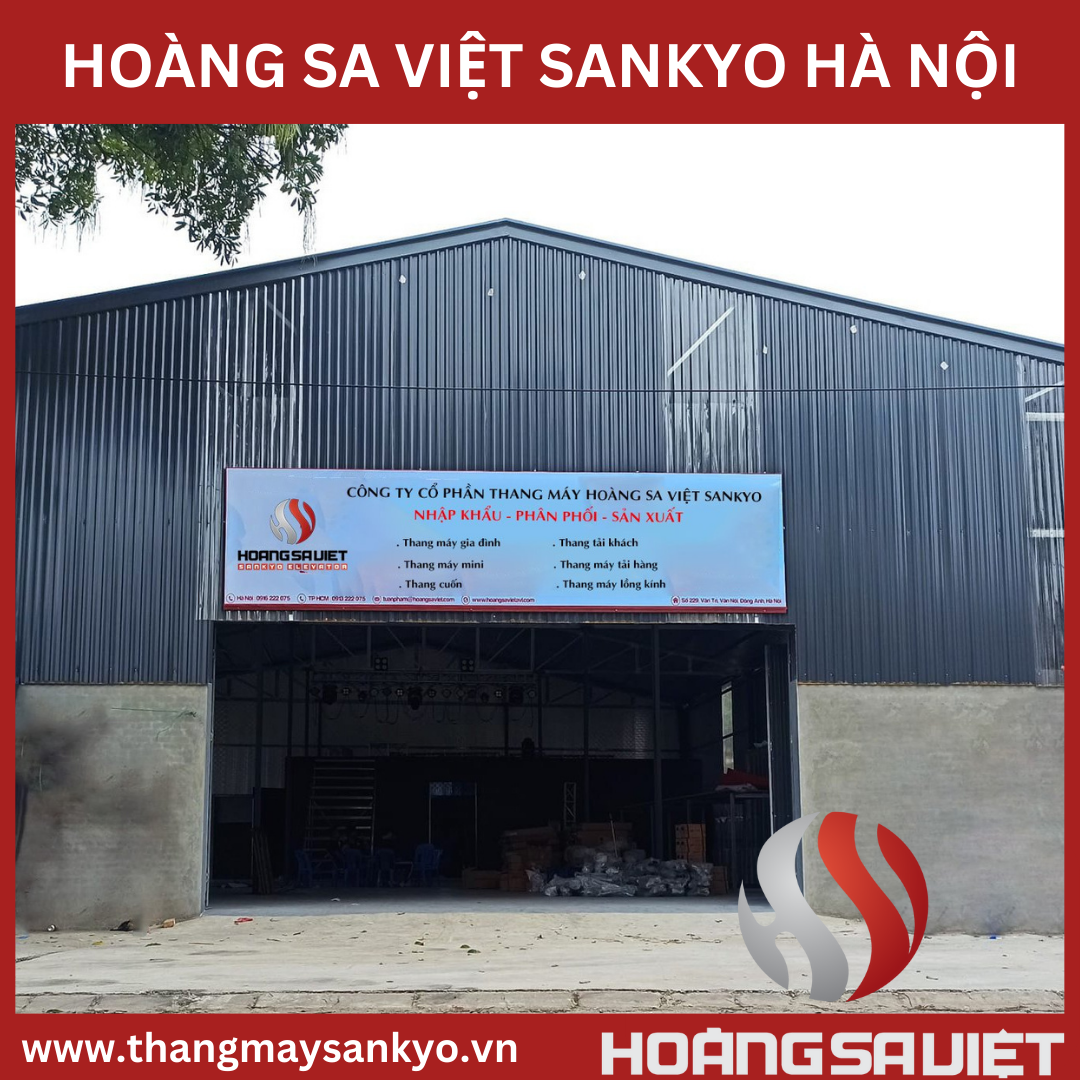 Kho hàng thang máy Hoàng Sa Việt Sankyo Tại Hà Nội Kho hàng thang máy Hoàng Sa Việt Sankyo Tại Hà Nội