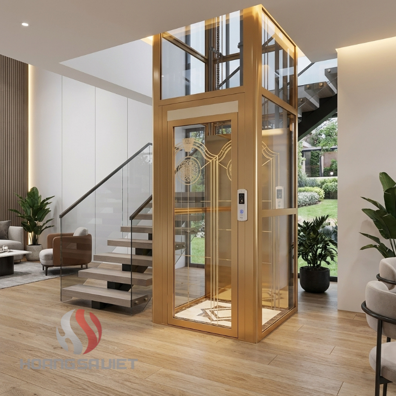 Thang Máy Thủy Lực Mini 