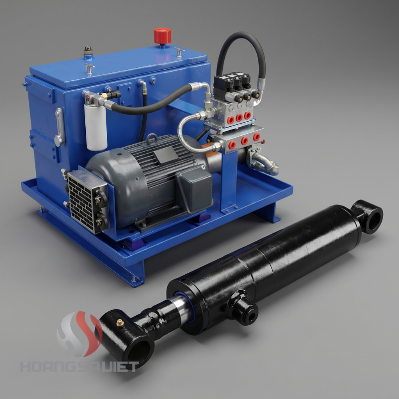 Các linh kiện tiêu biểu của thang máy thủy lực mini
