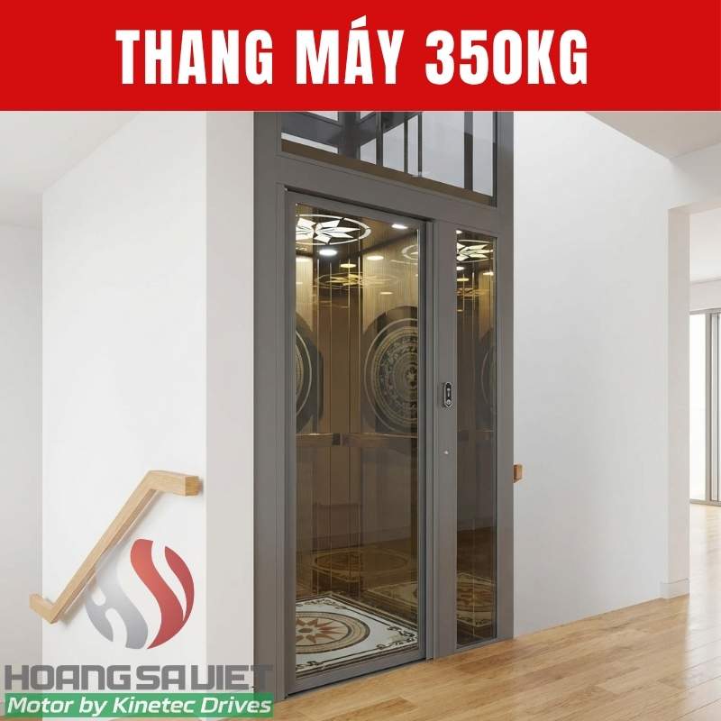 thang máy gia đình 350kg cửa mở tay