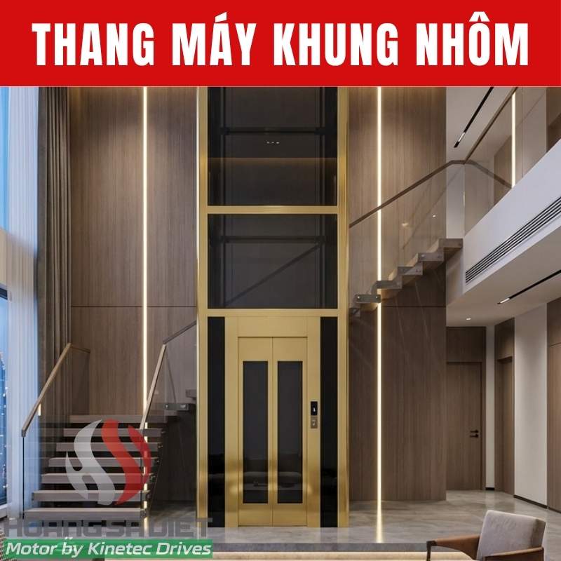 thang máy khung bằng nhôm