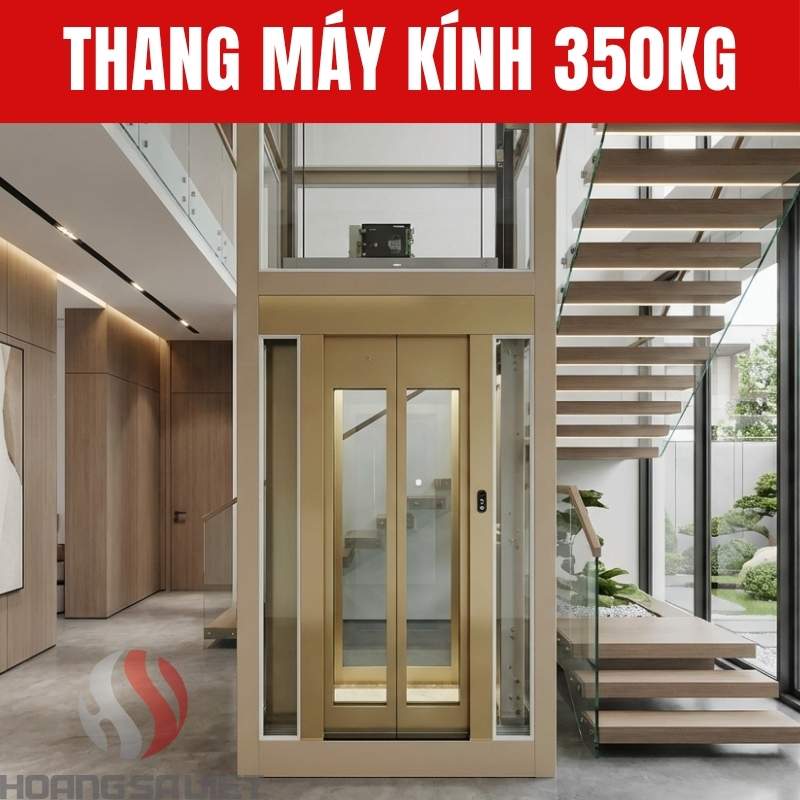 thang máy kính 350kg