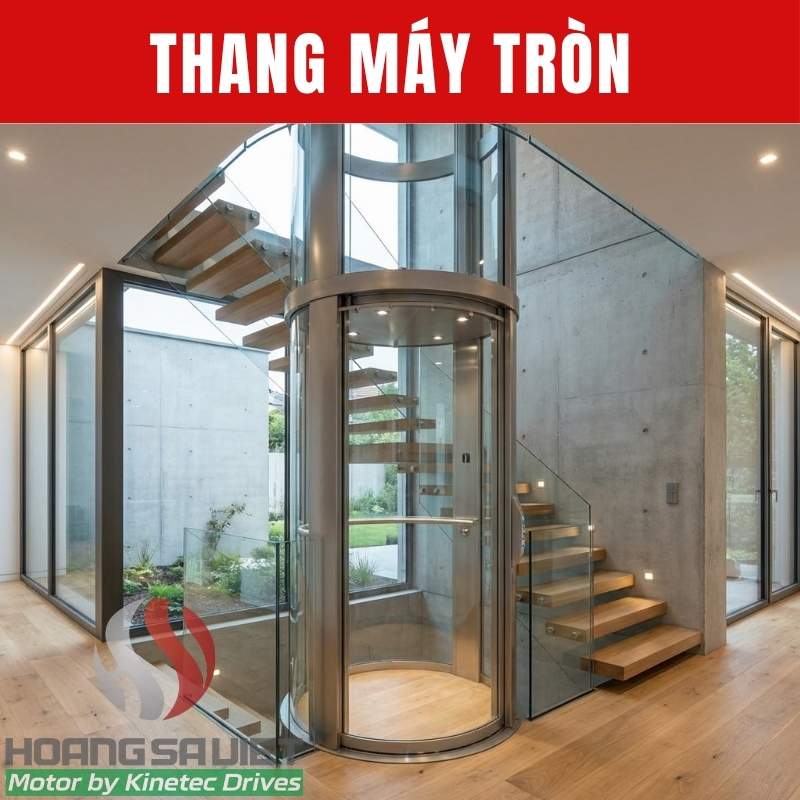 thang máy tròn