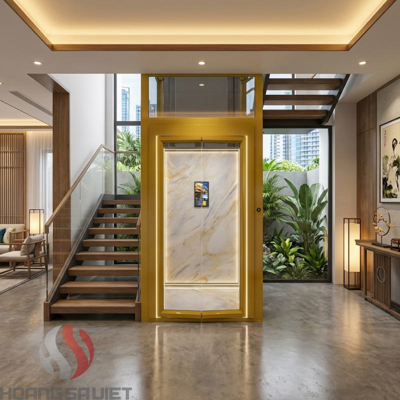 Thang máy trục vít thường được quảng bá với thông điệp 