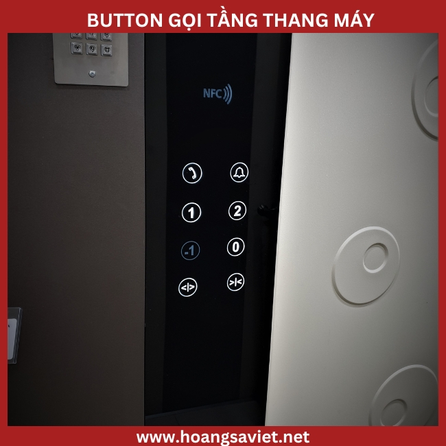 Ảnh minh hoạ nút nhấn thang máy cảm ứng Ảnh minh hoạ nút nhấn thang máy cảm ứng