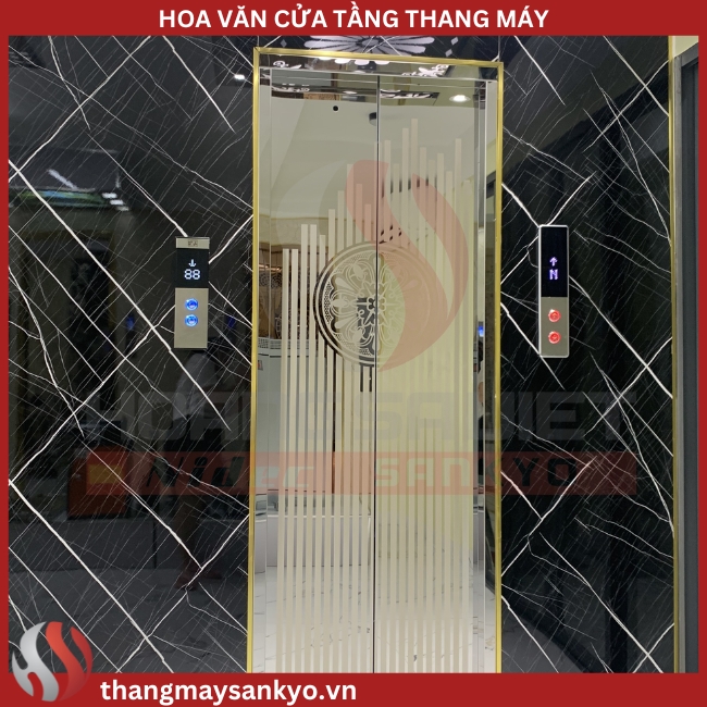 Mẫu cửa tầng thang máy đẹp Mẫu cửa tầng thang máy đẹp