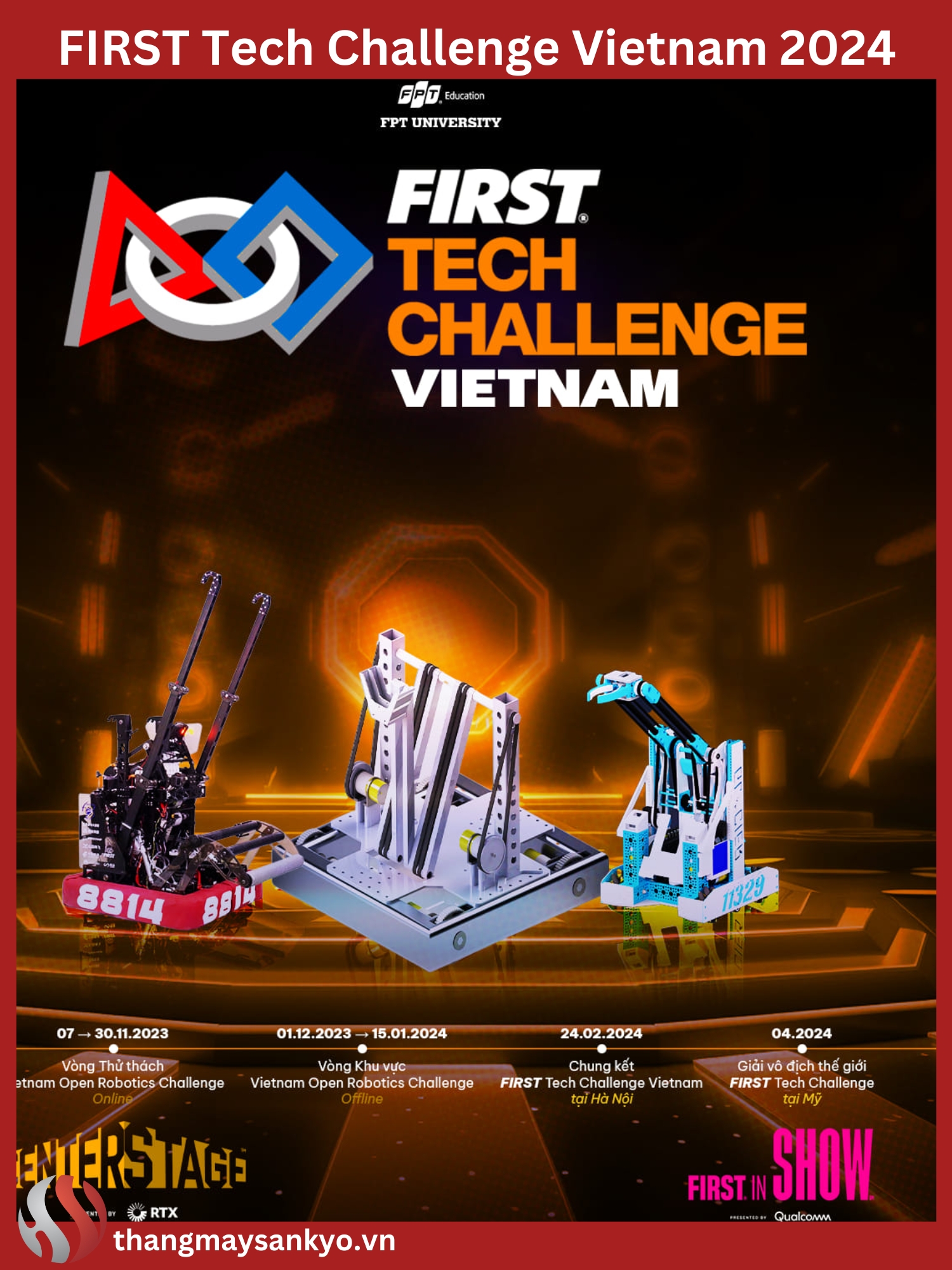 Hình ảnh minh họa FIRST Tech Challenge Viet Nam 2024 Hình ảnh minh họa FIRST Tech Challenge Viet Nam 2024