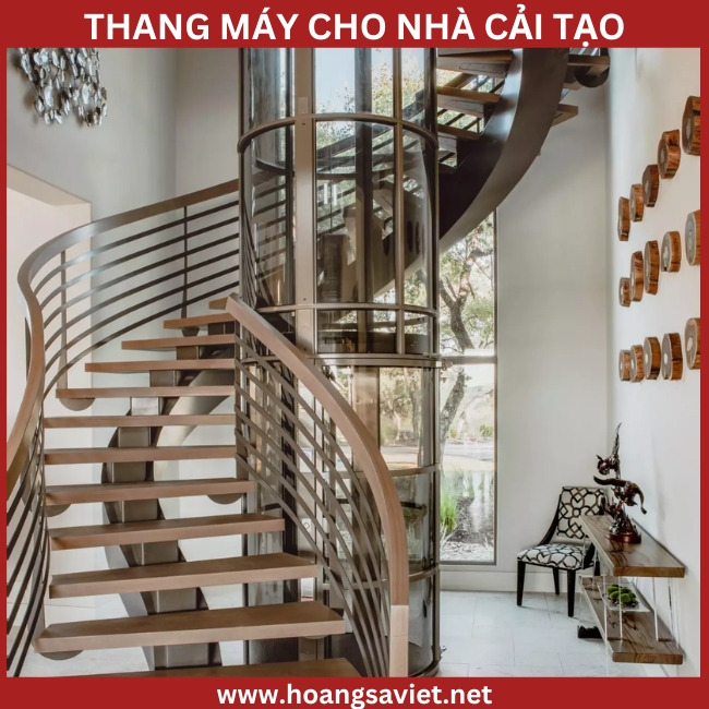 Hình ảnh minh họa khi lắp đặt thang máy cho nhà cải tạo Hình ảnh minh họa khi lắp đặt thang máy cho nhà cải tạo
