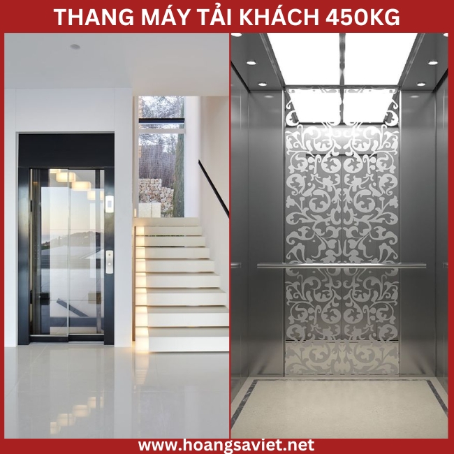 Illustration of 450kg passenger elevator Illustration of 450kg passenger elevator