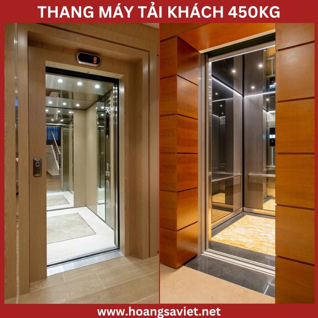 Illustration of 450kg passenger elevator Illustration of 450kg passenger elevator