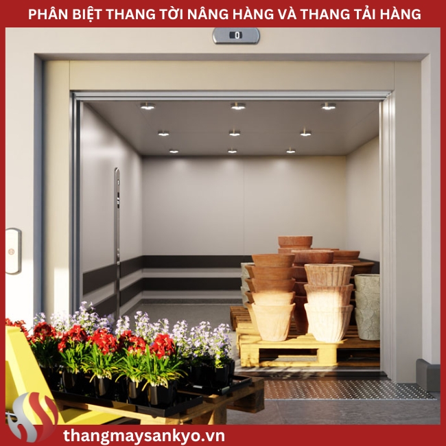 Thang máy tải hàng Thang máy tải hàng