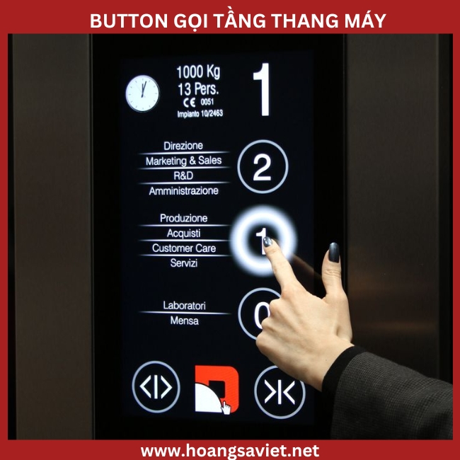 Nút nhấn thang máy cảm ứng Nút nhấn thang máy cảm ứng