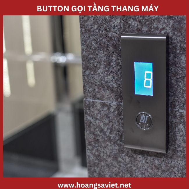 Ảnh minh hoạ bảng gọi tầng lắp bên ngoài cửa đợi thang máy Ảnh minh hoạ bảng gọi tầng lắp bên ngoài cửa đợi thang máy