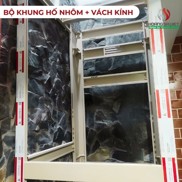 Bộ khung hố thang máy mini