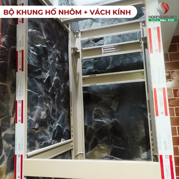 Bộ khung hố thang máy mini