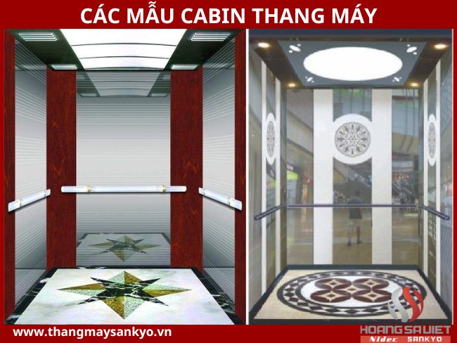 Mẫu cabin thang máy Mẫu cabin thang máy