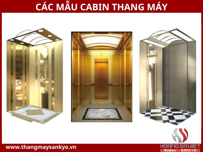 Cabin thang máy hiện đại với ốp kính cường lực và đèn nền Cabin thang máy hiện đại với ốp kính cường lực và đèn nền