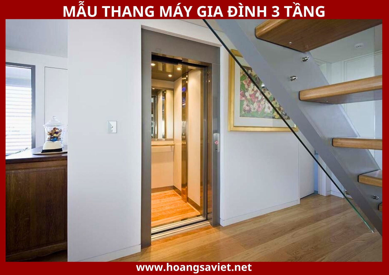 Các mẫu thang máy gia đình 3 tầng phổ biến Các mẫu thang máy gia đình 3 tầng phổ biến