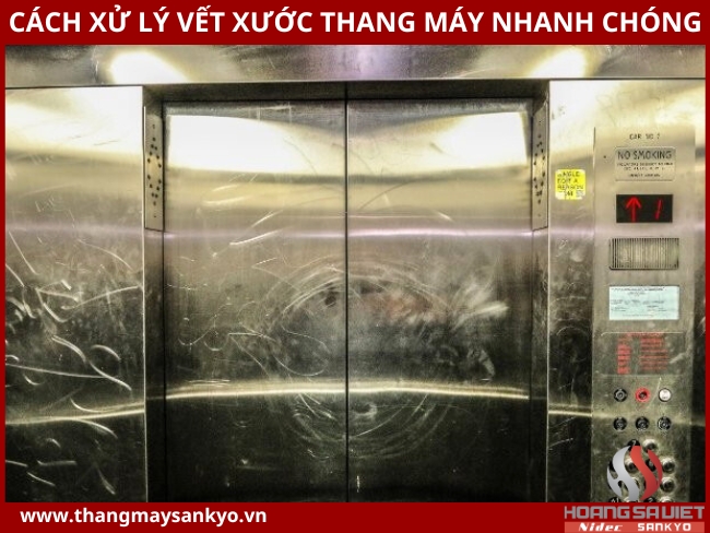 Cách xử lý vết xước thang máy nhanh chóng Cách xử lý vết xước thang máy nhanh chóng