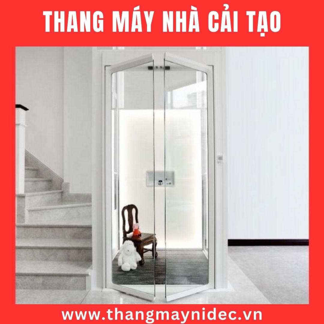 thang máy cửa mở tay tự đóng