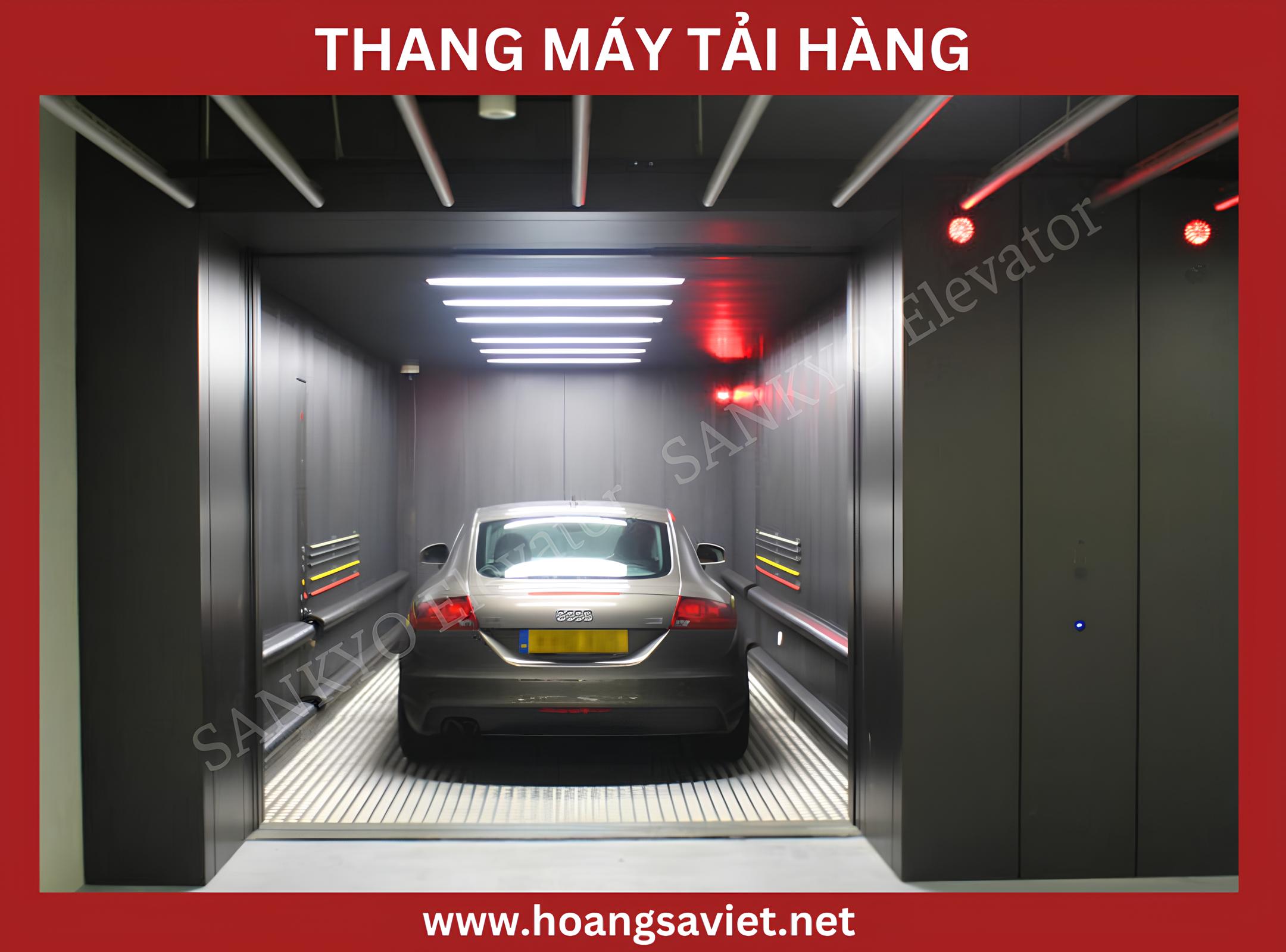 Cấu tạo của thang máy tải hàng Cấu tạo của thang máy tải hàng