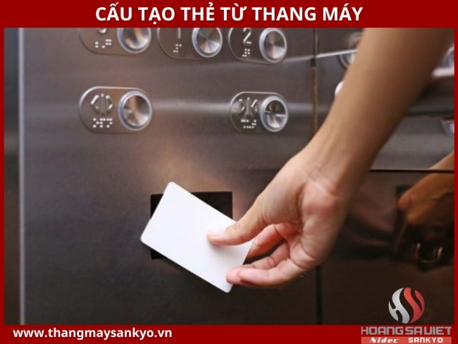 Structure of elevator magnetic card Structure of elevator magnetic card