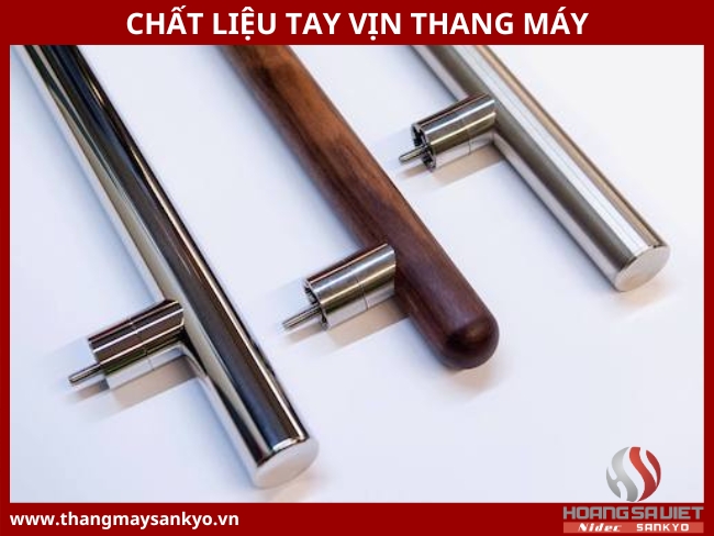 Chất liệu tay vịn thang máy Chất liệu tay vịn thang máy