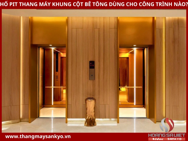 Hố pit thang máy khung cột bê tông dùng cho các công ty, khách sạn,... công trình cao tầng Hố pit thang máy khung cột bê tông dùng cho các công ty, khách sạn,... công trình cao tầng