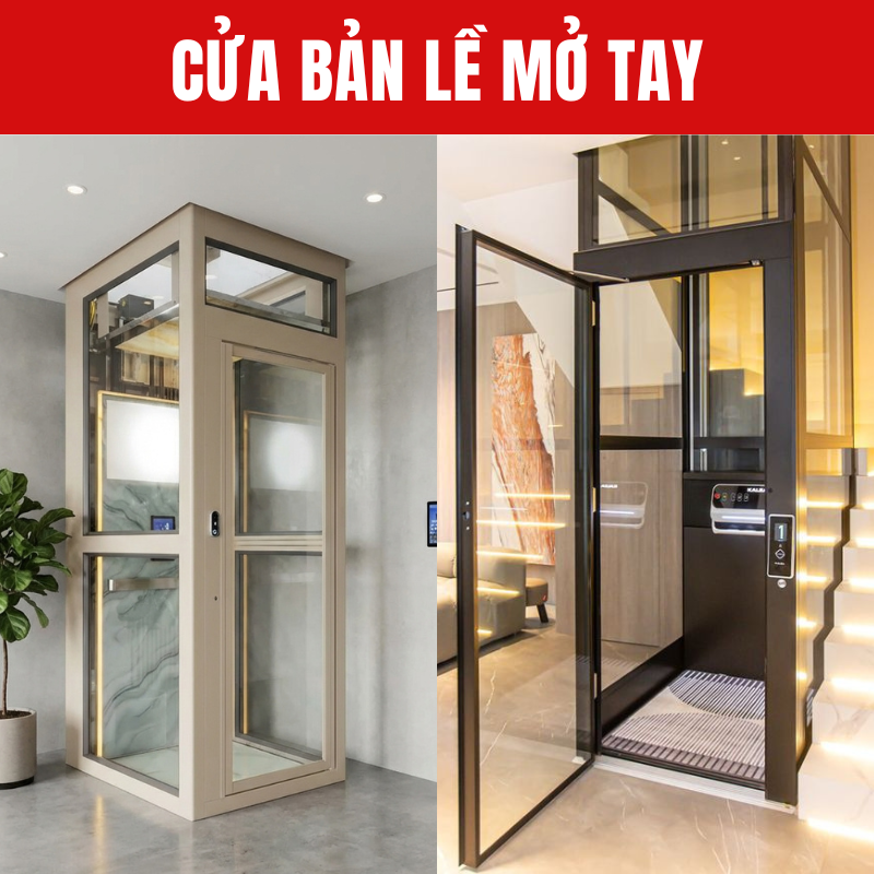 Cửa Bản Lề Mở Tay