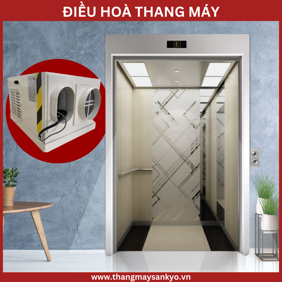 Lắp điều hoà cabin trong thang máy Lắp điều hoà cabin trong thang máy