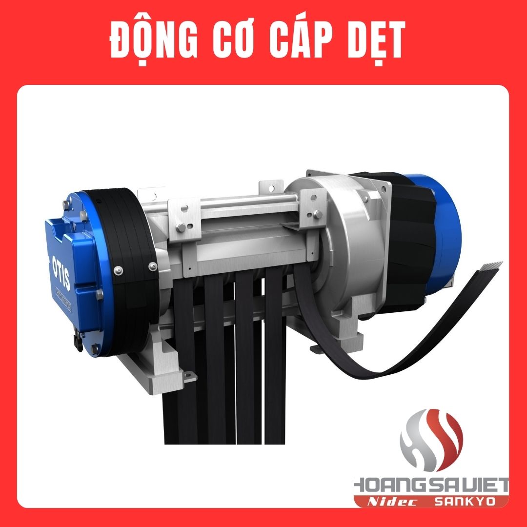 Thang Máy động cơ cáp dẹt