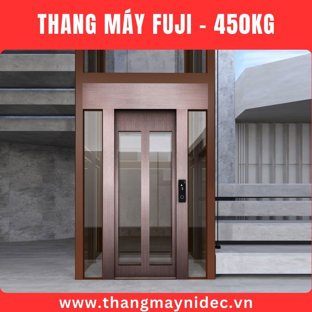 Hình minh họa thang máy fuji 450kg Hình minh họa thang máy fuji 450kg