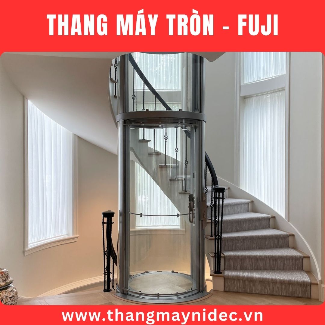 Thang máy fuji hình tròn Thang máy fuji hình tròn