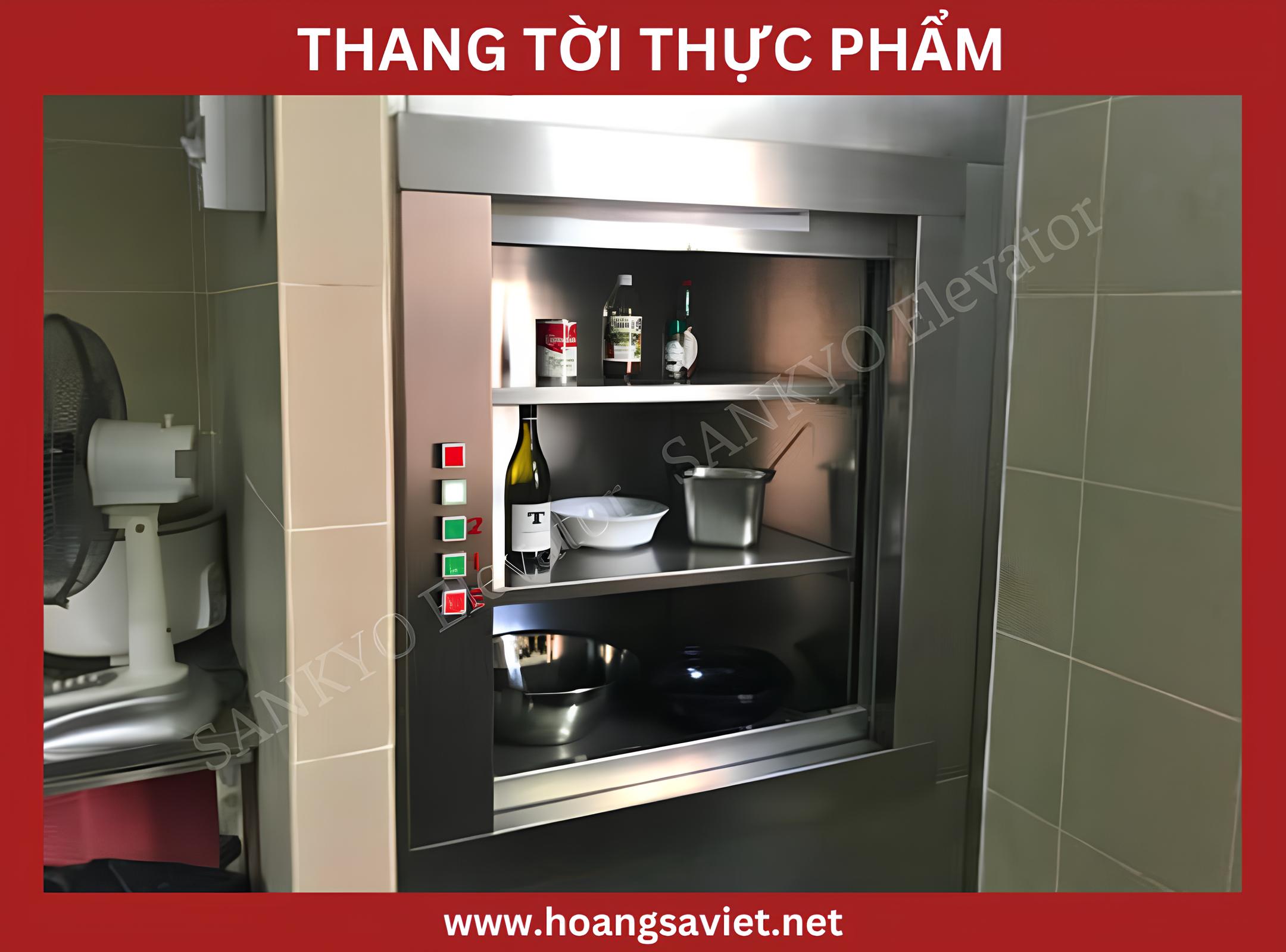 Tham khảo giá thang tời thực phẩm Tham khảo giá thang tời thực phẩm