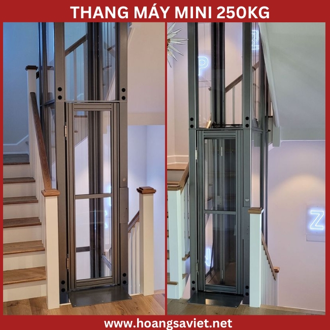 Một số mẫu thang máy mini 250kg đẹp Một số mẫu thang máy mini 250kg đẹp