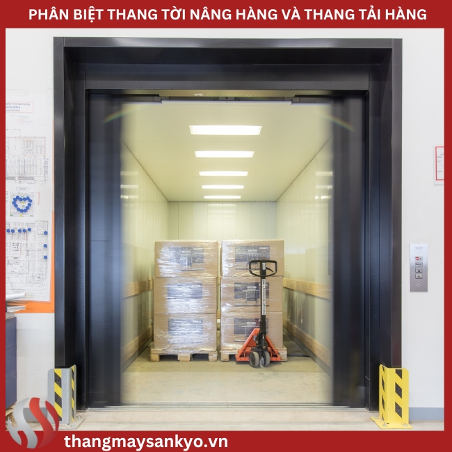 Thang máy tải hàng Thang máy tải hàng