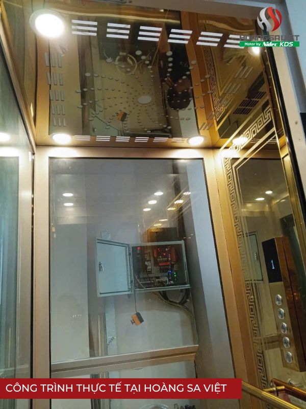 Công Trình Thang Máy Thủy Lực Thực Tế 
